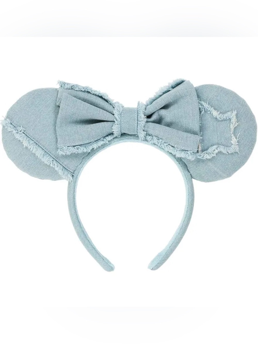 Tokyo Disney Resort Blue Denim Minnie Mouse Ears Headband